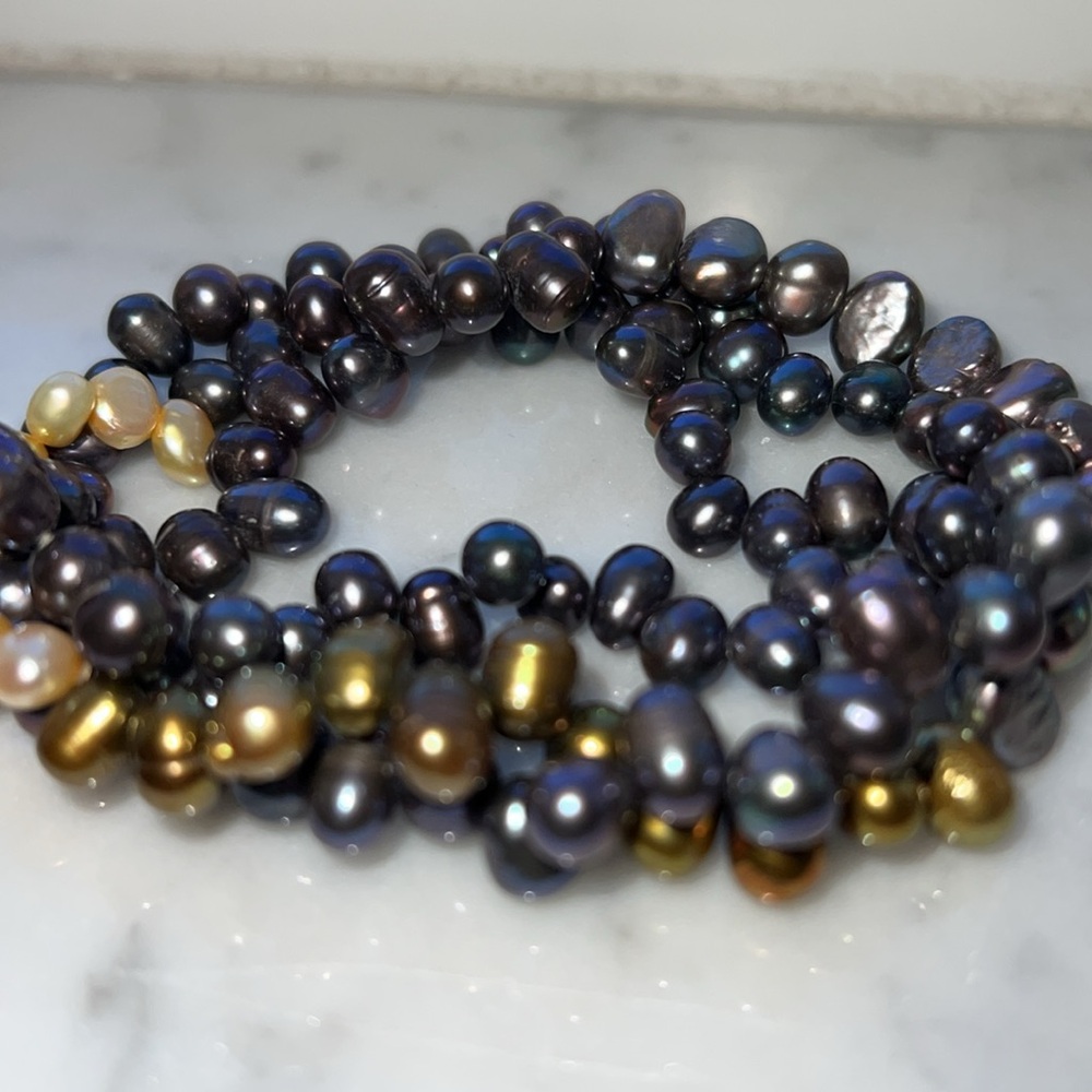 Freshwater pearl bracelet - Picture 3 of 5